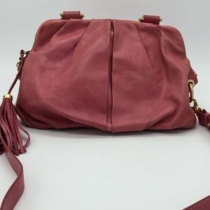 J.Crew Collection untreated Vachetta leather bag
